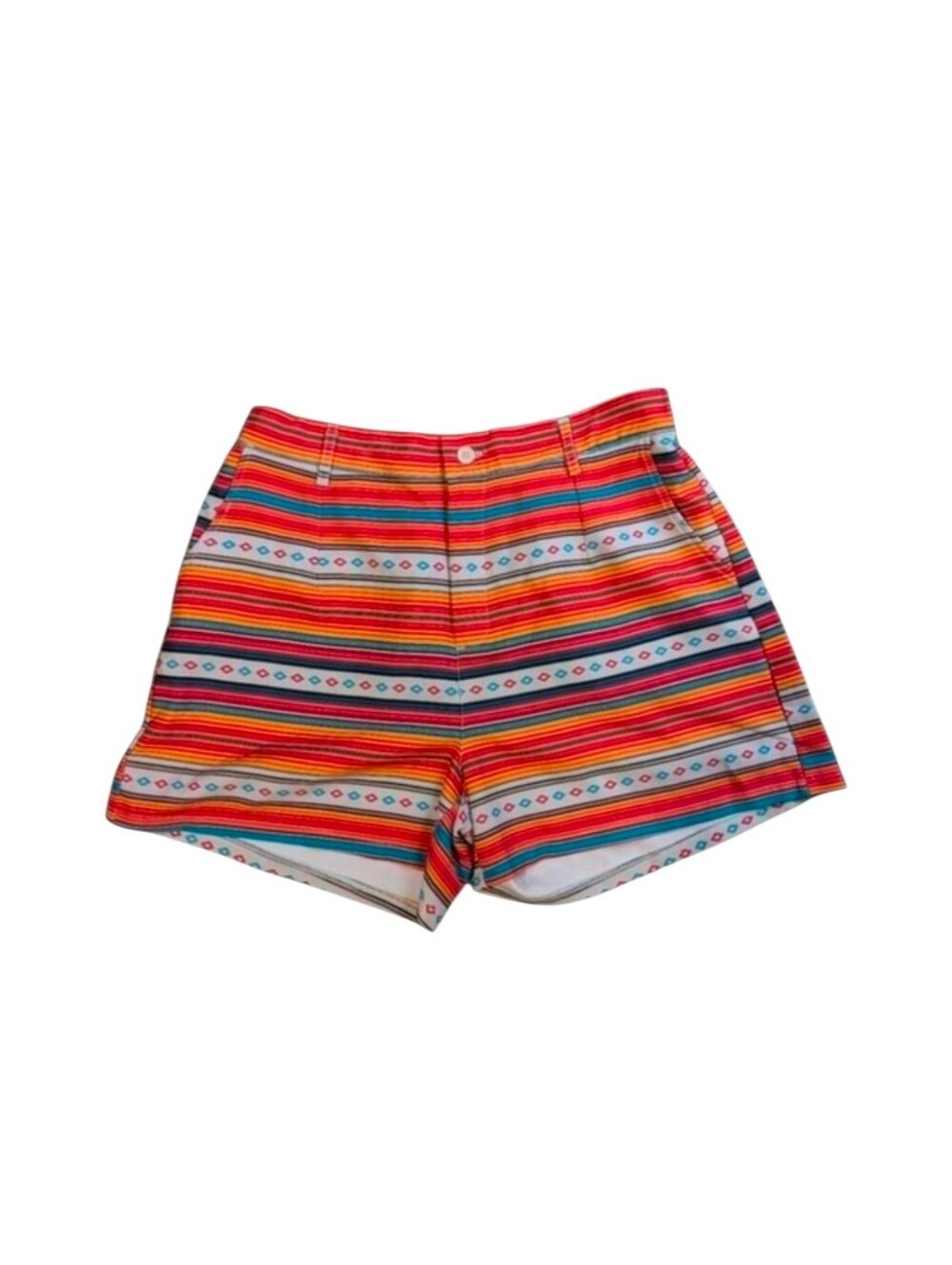 🎆 Rowdy Crowd Clothing Multicolor Aztec Shorts
